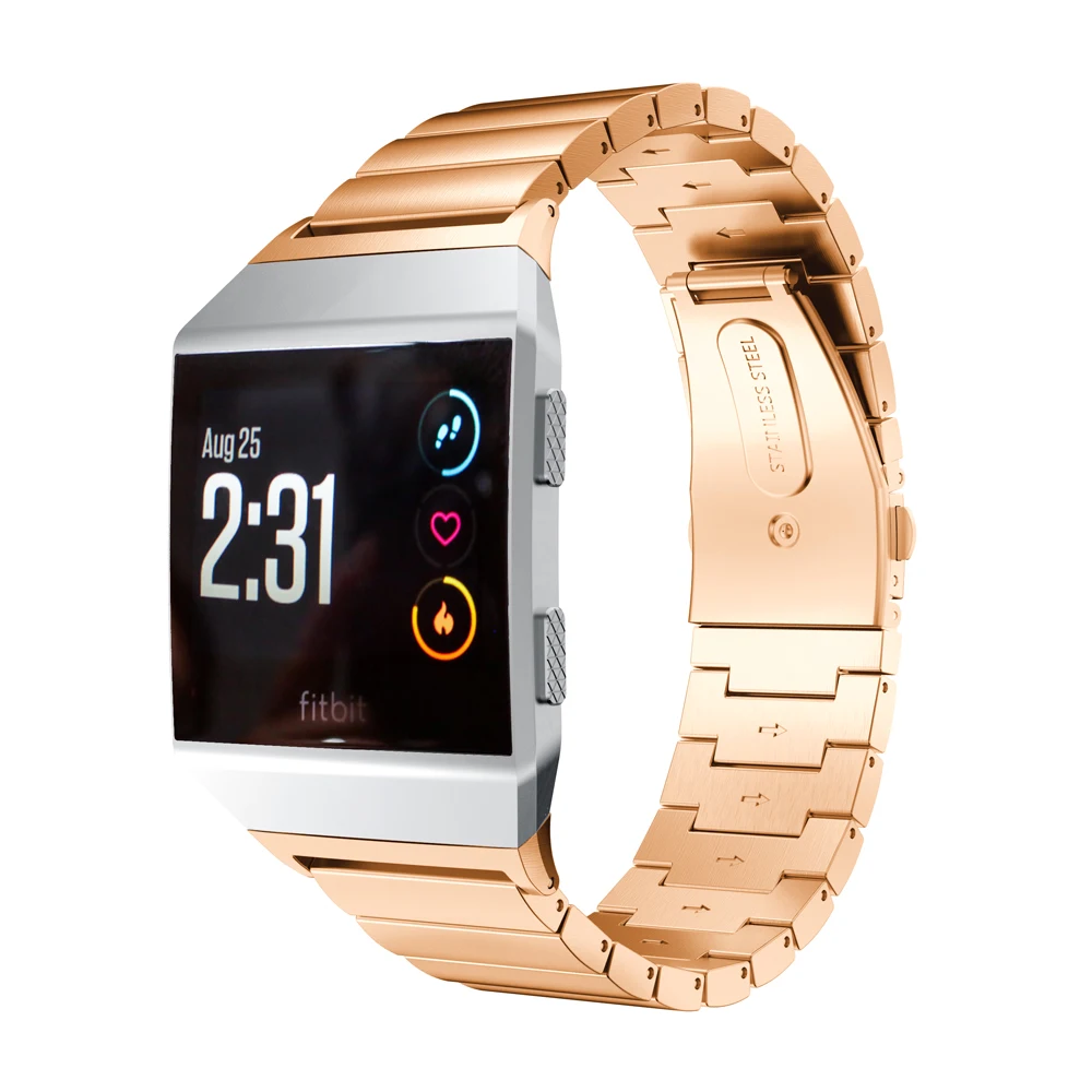 2020 металлические ремешки для Fitbit Ionic Band смарт-часы из прочной нержавеющей стали