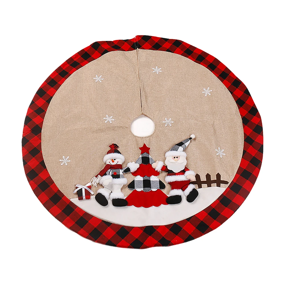 

Weihnachtsmann-Weihnachtsbaum-Kleid Christmas Decoration Santa Snowman For Country Style 1pcs Schneemann Weihnachtsbaumkleid