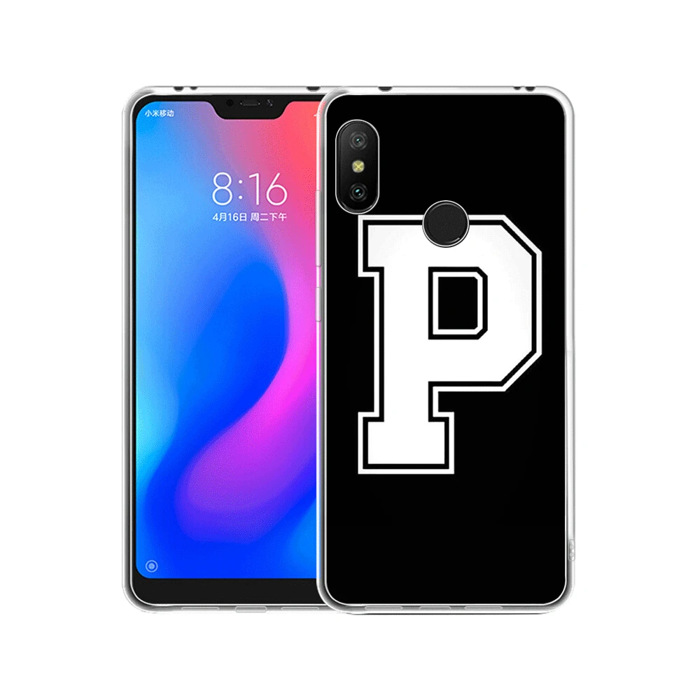 Чехол на мобильный телефон для Xiaomi Redmi Note 8 6 7 5 Pro 4 4X 5A 8T черный чехол с надписью и
