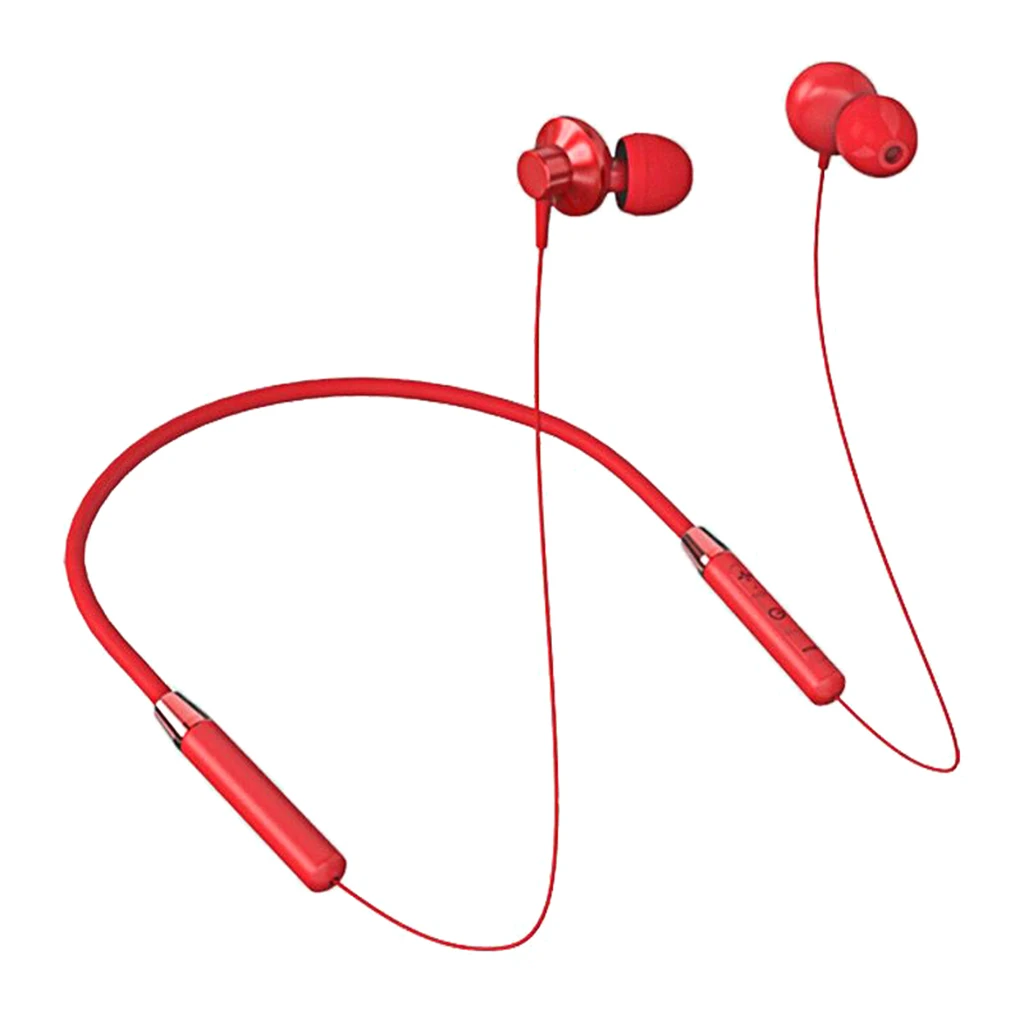 Беспроводная Магнитная басовая гарнитура с шейным ободом наушники BT5.0