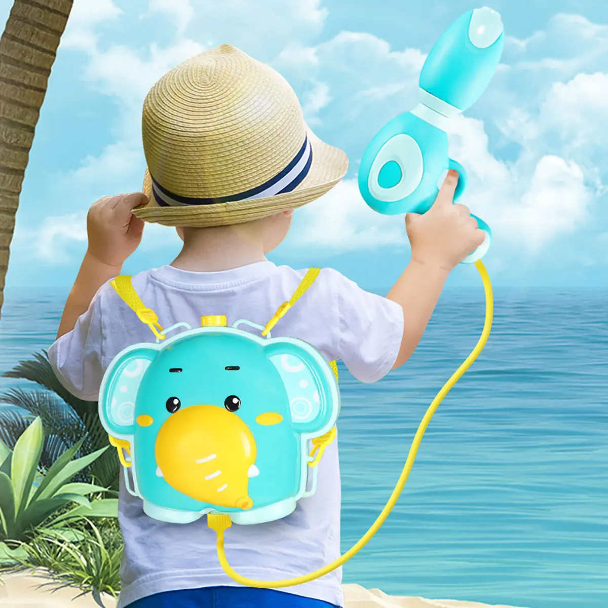 Water Beach Toys for Kids 2 to 4 Years Old Summer Toy Water Gun Water Gun Toy for Baby Boy 1 Year Old Gifts Children Backpack