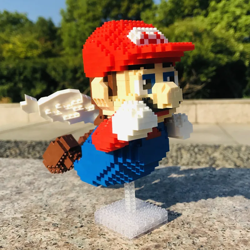 YZ 1012pcs Mario Mini Blocks Assemblage Toys Luigi Plastic Building Bricks Children Present Christmas Gifts for Kids 66529 | Игрушки и