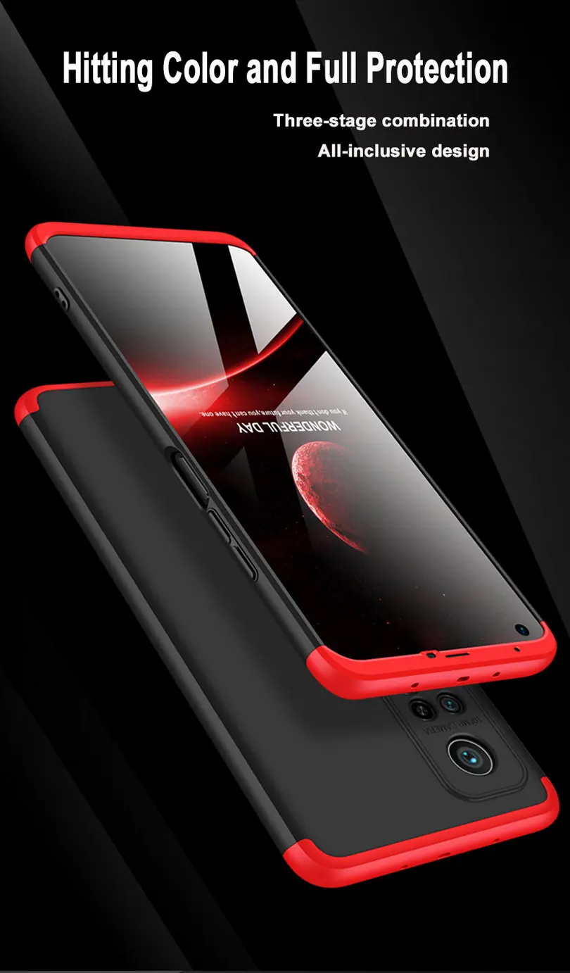 Защитный чехол 3-в-1 для Xiaomi Mi 10 T Pro Lite задняя крышка телефона чехлы Mi10T - купить по