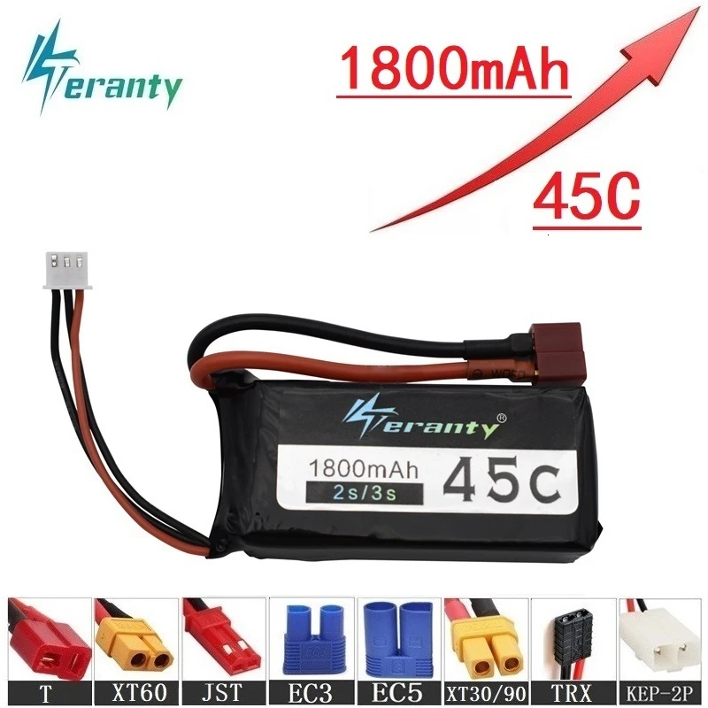 Аккумулятор Lipo 45C 11 1 В 1800 мАч для радиоуправляемых вертолетов лодок самолетов