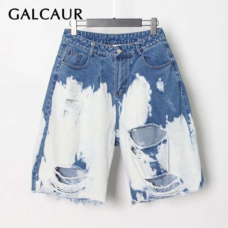 

Шорты женские GALCAUR, с высокой талией, широкие, Осенние, 2021