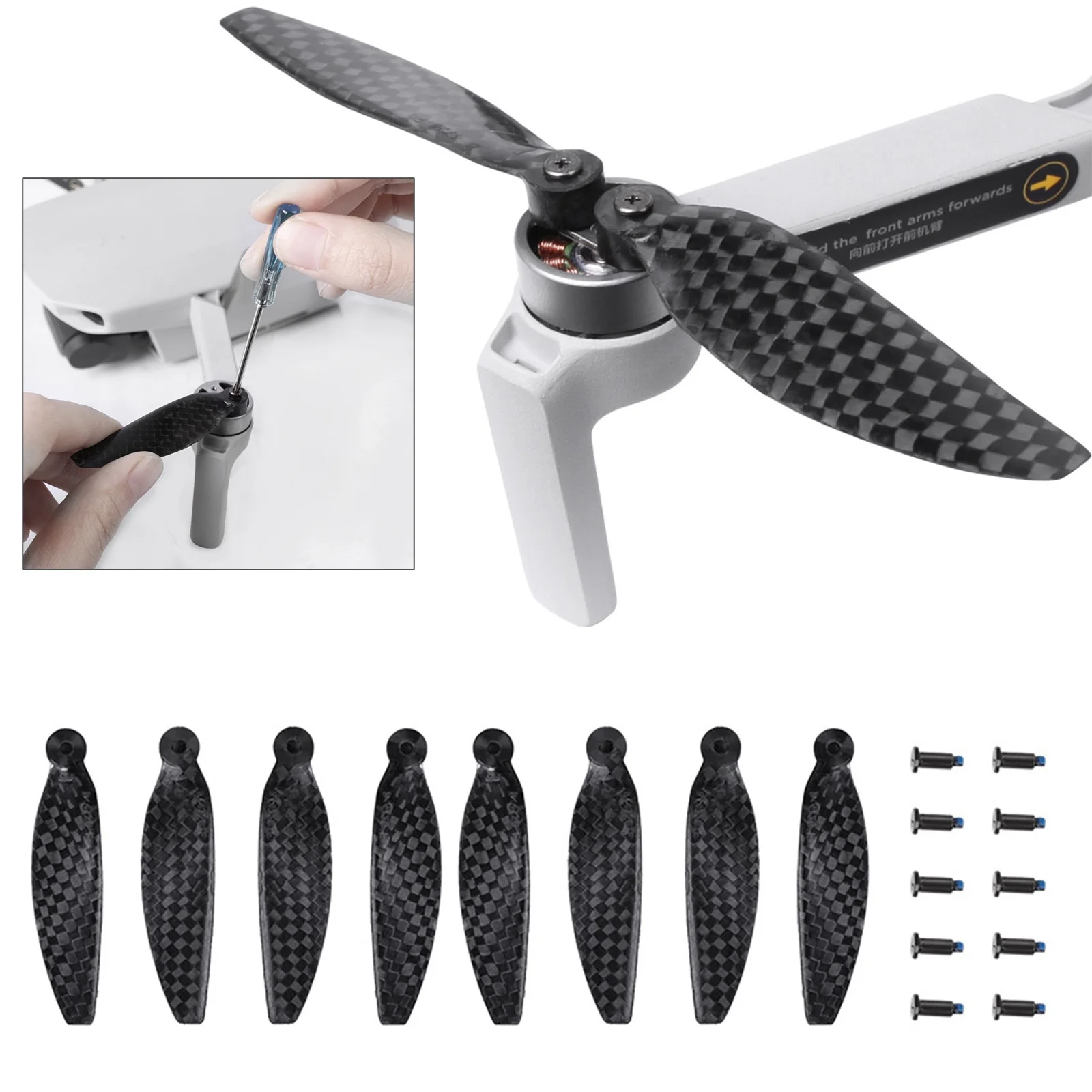 

Аксессуары для DJI Mavic Mini 2 низкошумные пропеллеры из углеродного волокна