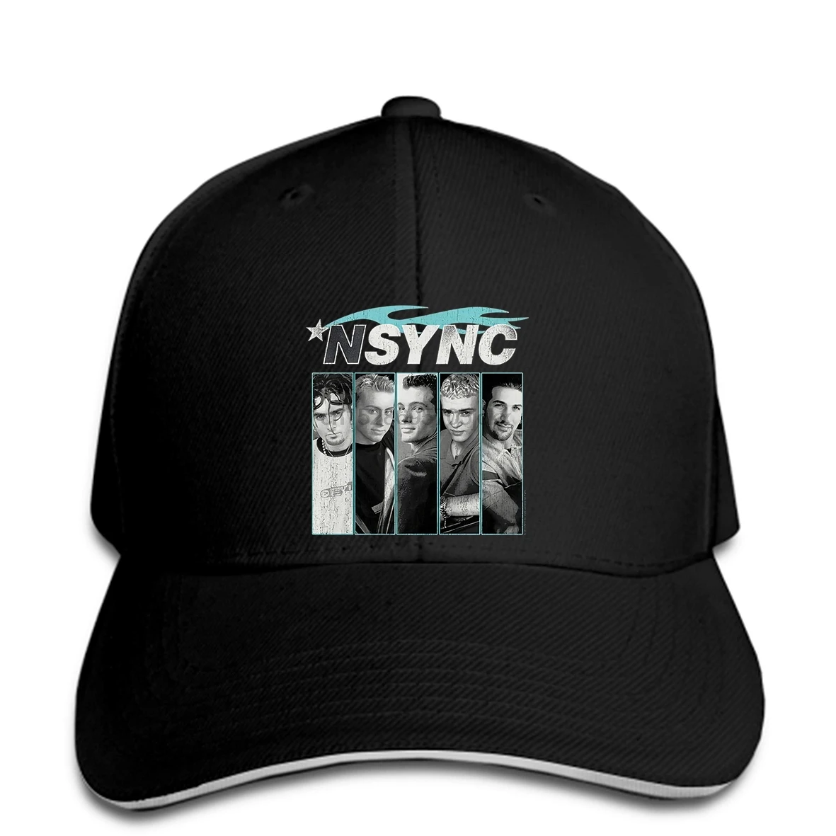 Американская классика NSYNC 1995 мальчик группа синий пламенный профиль фотографии