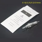 Игольчатые картриджи для профессиональной машины для перманентного макияжа PMU, 0,180,250,30,4 мм, 1P