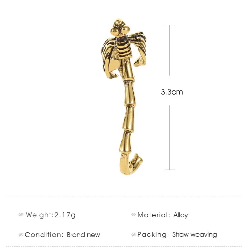 Серьги клипсы для женщин модные трендовые массивные элегантные ювелирные
