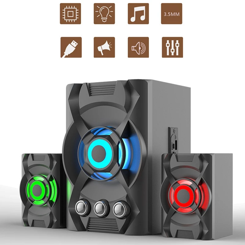 

A540 Desktop Computer o Home Subwoofer Mobile Phone Notebook Bluetooth Speaker Set
