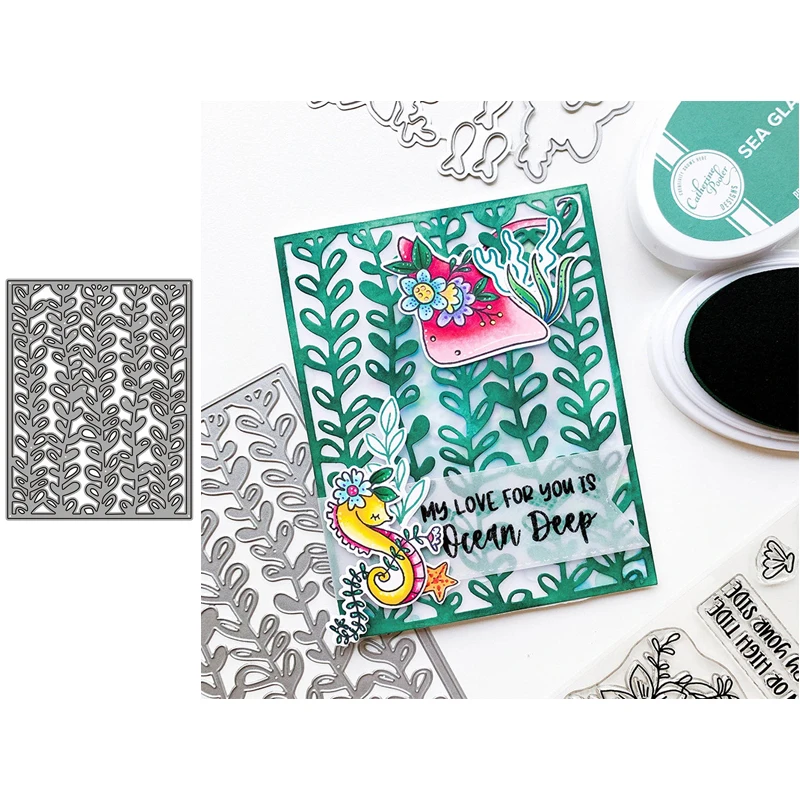 

Flowers and Plants Frame Metal Cutting Dies for Scrapbooking Handmade Mold Cut Stencil New 2021 DIY Card Make Mould Model Craft