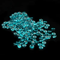 2000 pieces 4 2mm 13 carat crystal teal blue diamond confetti table scatter wedding favor favour party decoration