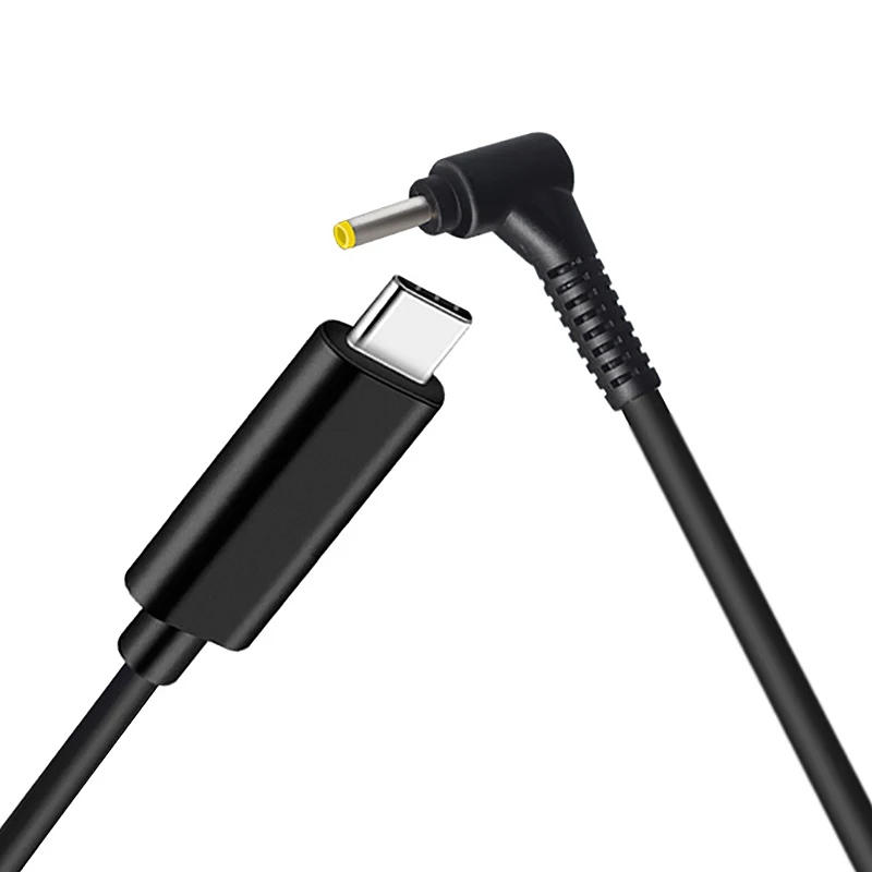 

JORINDO Type-C Male Charging Cable for DC 4.0 x 1.7mm Laptop Plug PD Fast Charging Cable Type-C to 4017 Power Cord