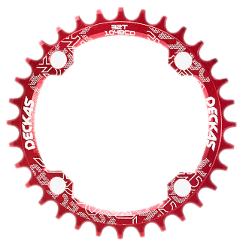 Deckas 104BCD овальная узкая широкая цепь MTB горный велосипед 32T коленчатый набор
