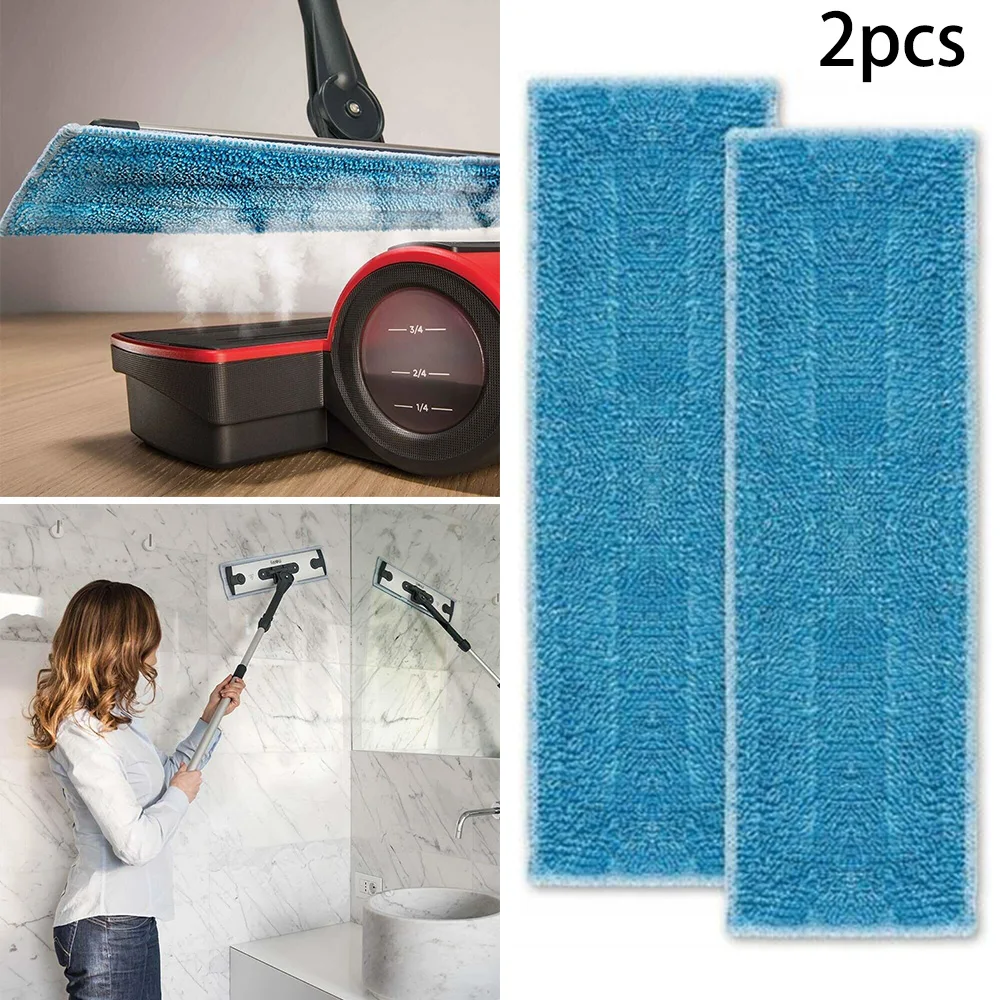 Моющиеся Многоразовые тряпки для швабры из микрофибры 2 шт. парового двигателя