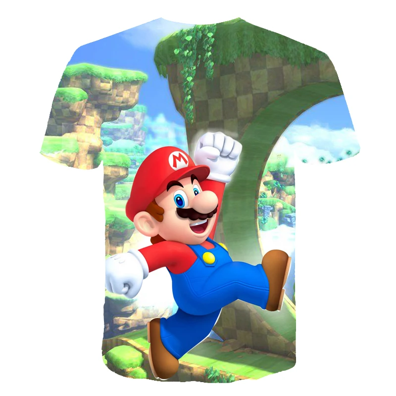 

3D Hot Anime Game Printed T-Shirt Baby Summer Clothes Kids Cartoon Tops Tee Children Kawaii Short Sleeve Funny Girls Boys 4-14T