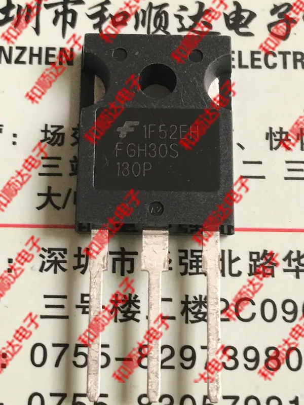

10pcs/lot FGH30S130P New stock TO-247 IGBT1300V 60A