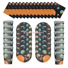 44 шт Космос солнечная система планета Galaxy партии 12 гостевых для детской вечеринки в честь Дня Рождения, одноразовая посуда бумажные тарелки для дней рождения, чашки салфетки