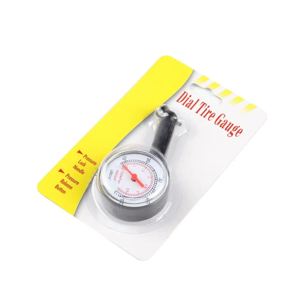 

Compact Size Car Truck Air Tire Pressure Gauge Dial Meter Universal Vehicle Tyre Pressure Tester Monitoring Tool