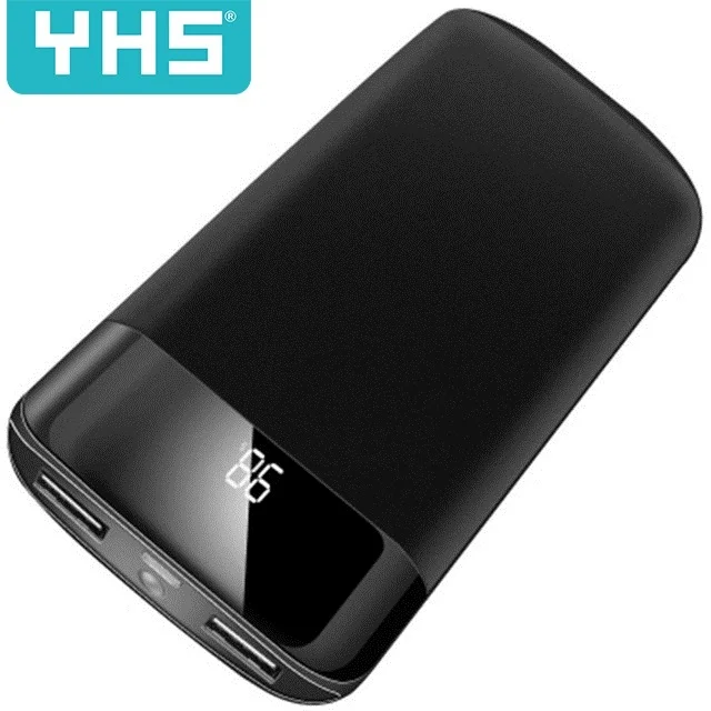 Внешний аккумулятор для мобильных телефонов с USB портами 30000 мАч светодиодный