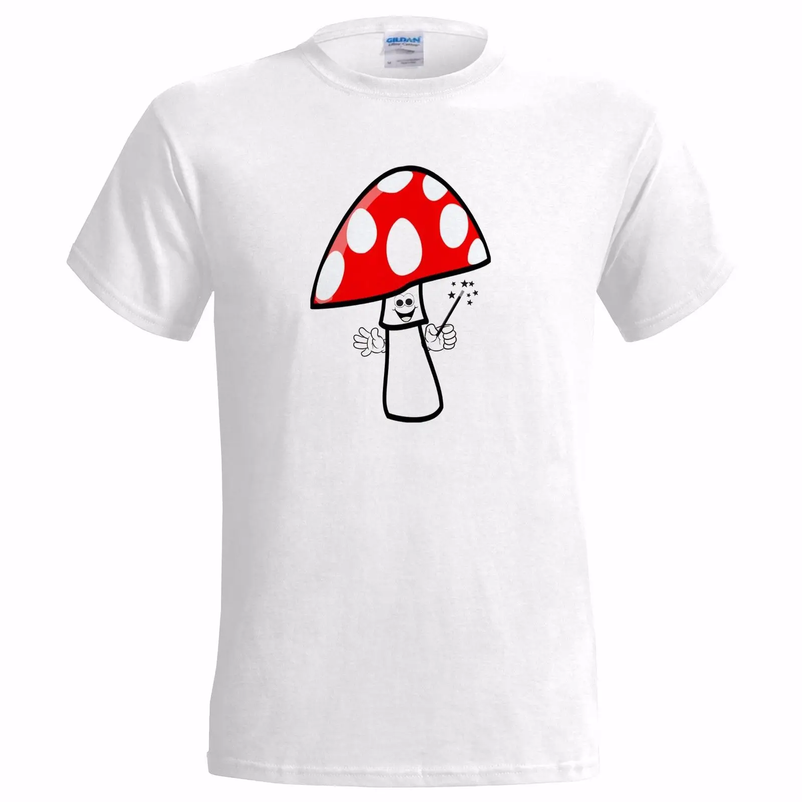 Магический гриб дизайнерская мужская футболка психоделический транс Рейв LSD