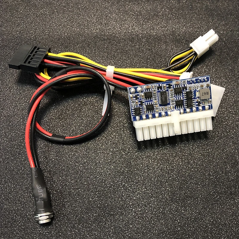 DC ATX PSU пиковое значение 12 в 250 Вт Pico переключатель 24pin mini itx dc atx Майнинг кабель
