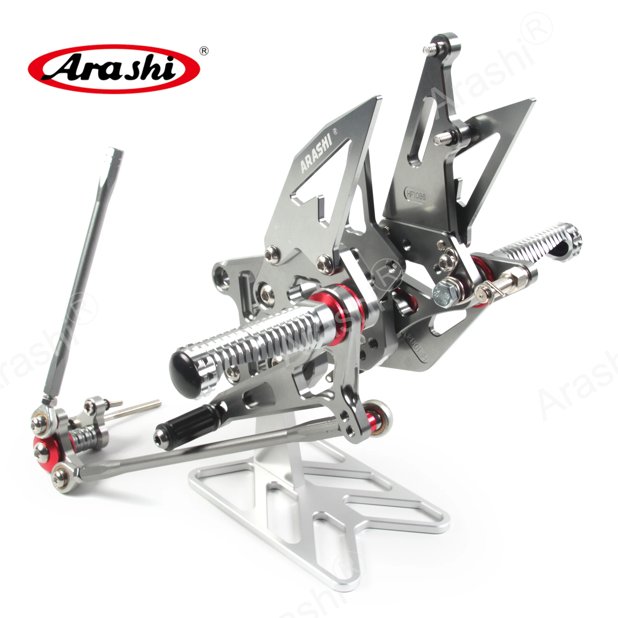 Араши ЧПУ Регулируемая подножка для HONDA CBR600RR 2009 2021 Райдер подножки алюминиевый