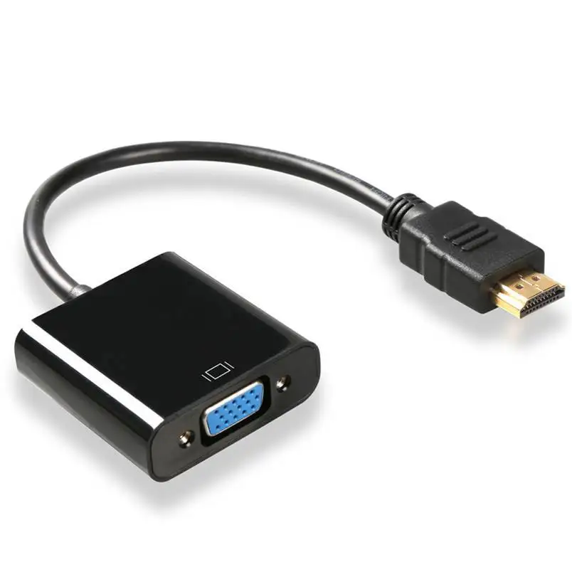 

HD 1080P HDMI-совместимый к VGA Кабель преобразователь штекер к Famale преобразователь адаптер цифровой аналоговый для Xbox PS4 ноутбука ПК ТВ планшета