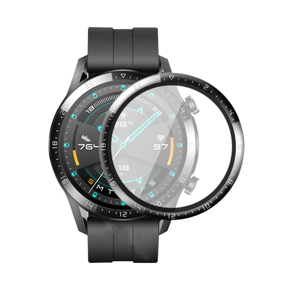 

Tempered Glass for HUAWEI watch GT 2 Screen Protector 46 mm Polymer Materials Full Protective Film For HUAWEI watch GT2 46mm