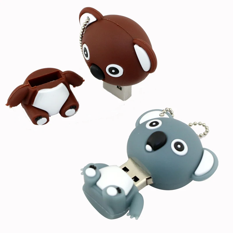 USB флеш накопитель 2 0 в виде Милого Животного коала Usb с милым мультяшным медведем