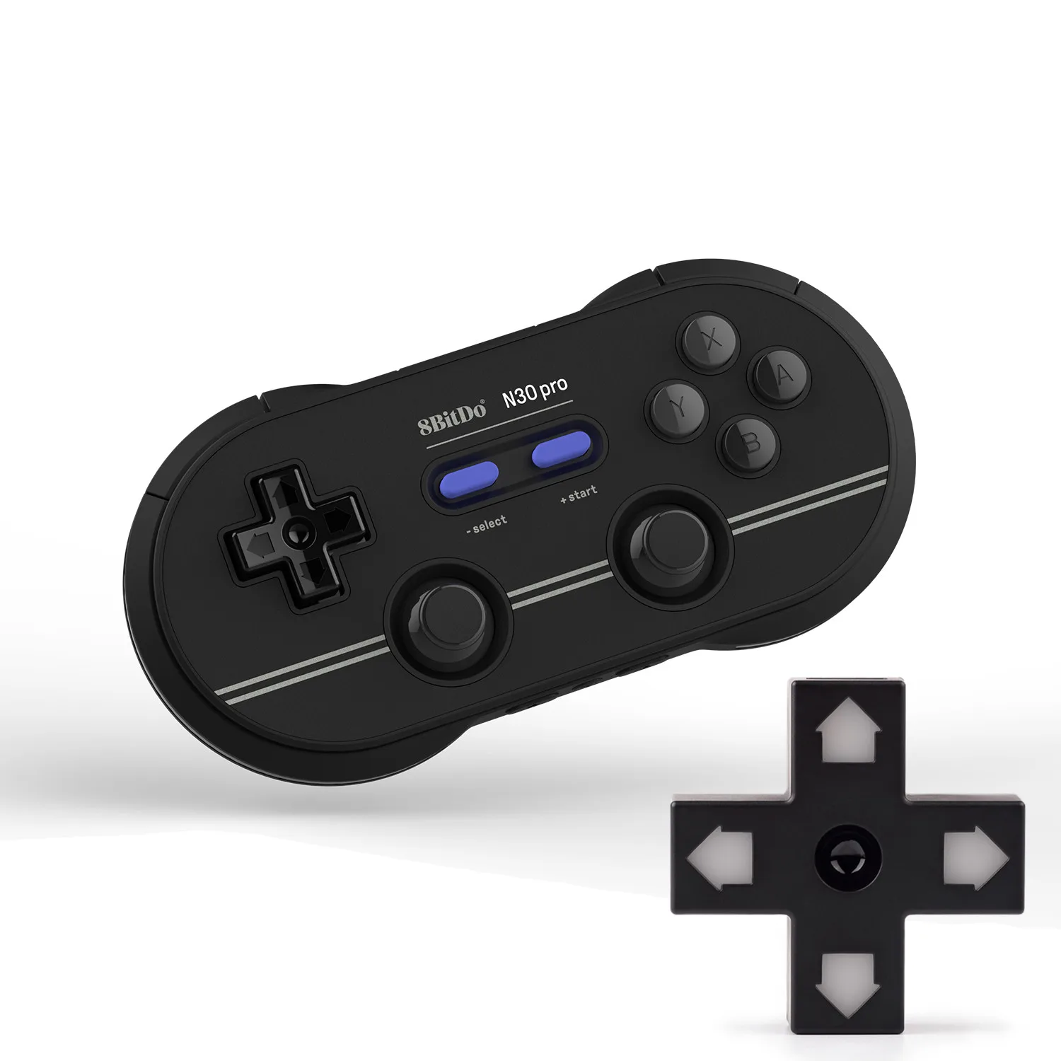With cross hub 8BitDo N30 Pro2 Bluetooth геймпад беспроводной контроллер Mit джойстик Schalter для переключения пара Windows macOS Android Raspberry PI - Цвет: With cross hub