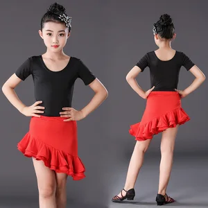 Платье для латиноамериканских танцев для девочек, костюм для латины, тренировочное платье для соревнований, танго, румбы, бальных танцев, Юбки Русалки, топ и юбка
