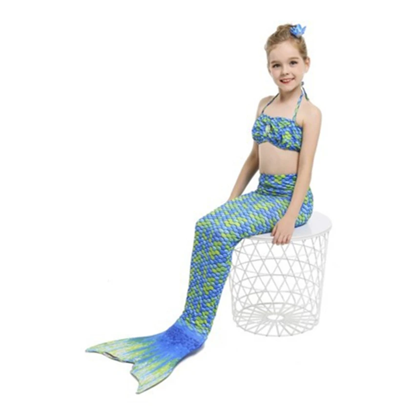 Вечерние костюмы Ариэль для костюмированной вечеринки; Vestido; купальный костюм Русалочки для девочек; купальный костюм принцессы Ариэль с хвостом; 10 цветов; детская одежда для плавания