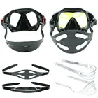 Эластичная силиконовая универсальная маска для дайвинга, сменный ремешок для подводного плавания, средство защиты волос для дайвинга