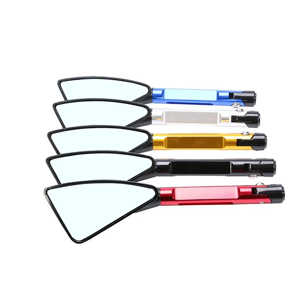 

HiMISS Motorcycle CNC Modification Universal Rearview Mirror Motorcycle Triangle Rearview Mirror