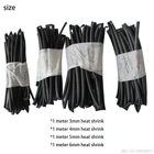 Термоусадочная трубка 4*1 м, черная трубка 3 мм 4 мм 5 мм 6 мм, комплект оборудования N30 20, Прямая поставка