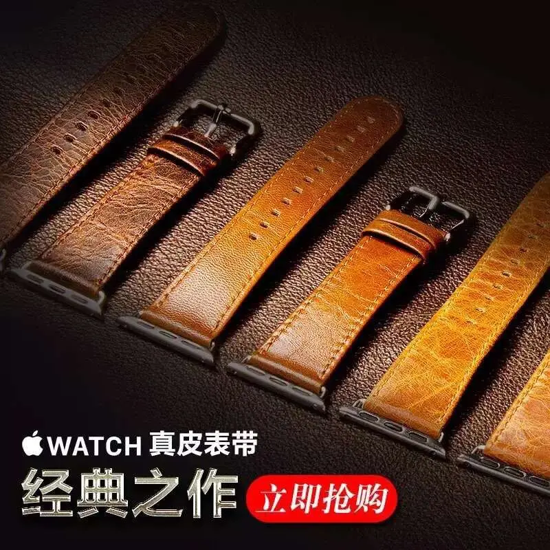 Серия 5/4/3/2/1 Crazy Horse из натуральной кожи магнитного пряжка петля ремешок для apple watch, 38 мм, 42 мм, 40 мм 44 мм