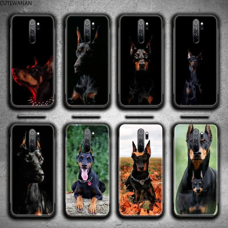 

Animal Dachshund Doberman Dog Phone Case for Redmi 9A 9 8A 7 6 6A Note 10 9 8 8T Pro Max K20 K30 Pro