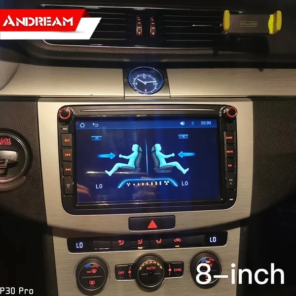 8 &quotАвтомобильный мультимедийный плеер 2 Din с CarPlay и Android авто для Skoda Fabia Praktic