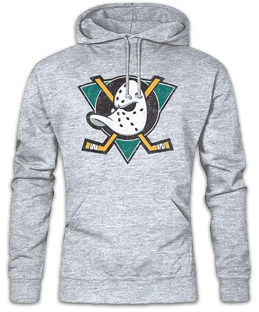 Хоккейная толстовка с капюшоном утками унисекс для мужчин и женщин