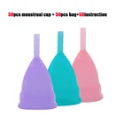 Менструальная чаша из медицинского силикона, многоразовая, 50 шт.лот