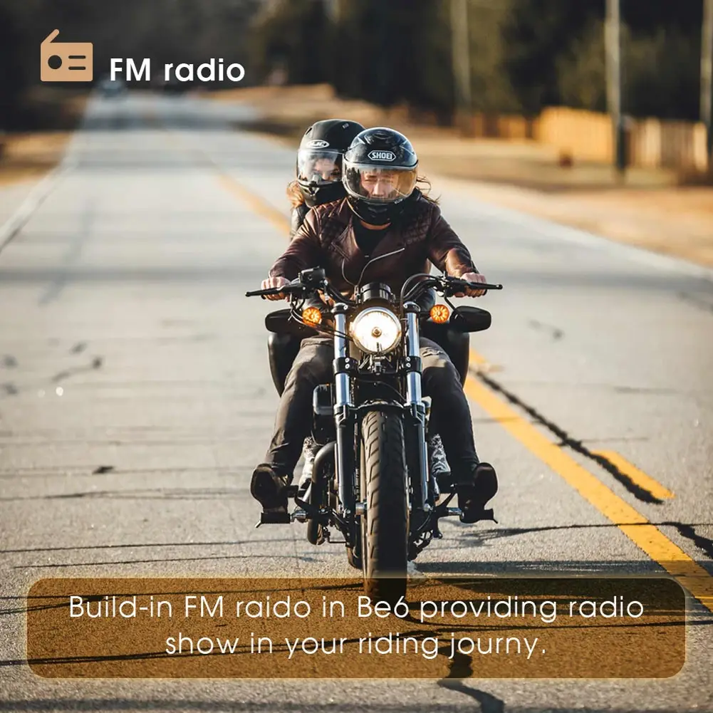 Беспроводная Bluetooth гарнитура для мотоцикла переговорное устройство FM с