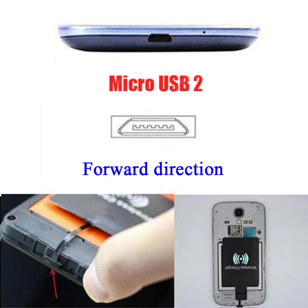 Портативный приемник Type C Pad Qi Micro USB универсальный адаптер для путешествий