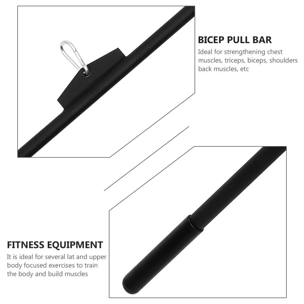 

1 Set Down Bar Triceps Pulldown Straight Pole Muscle Rod