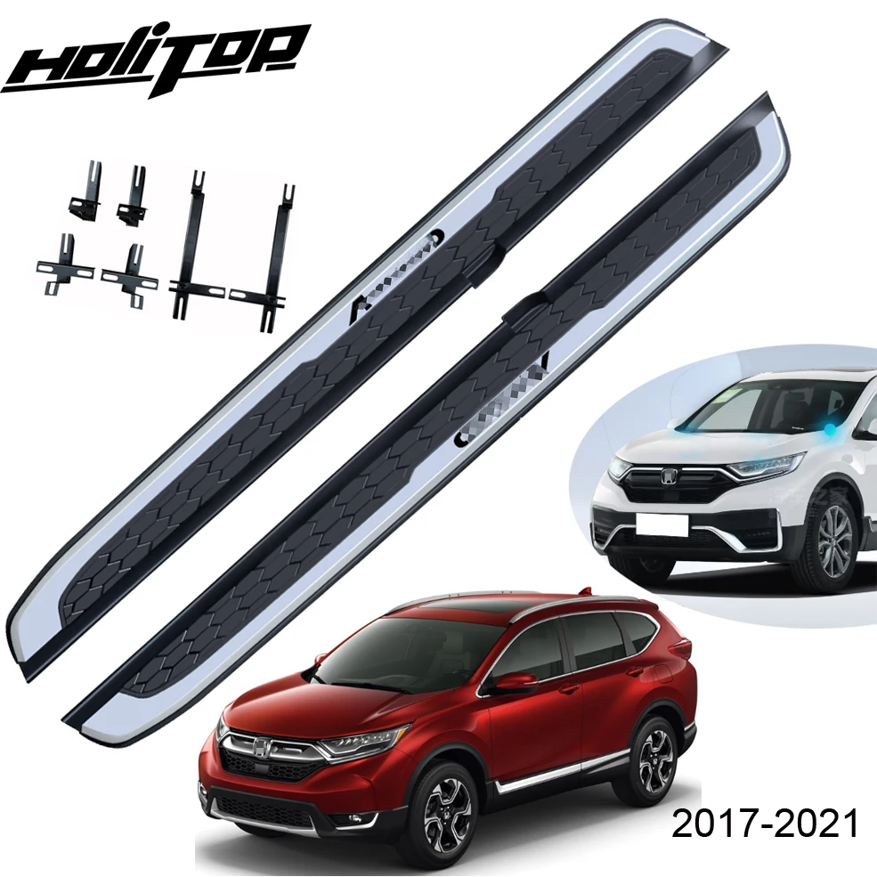 OE боковые шаг бар Бег доска для Хонда сrv CR V 2017 2021 Бесплатная печатная плата с