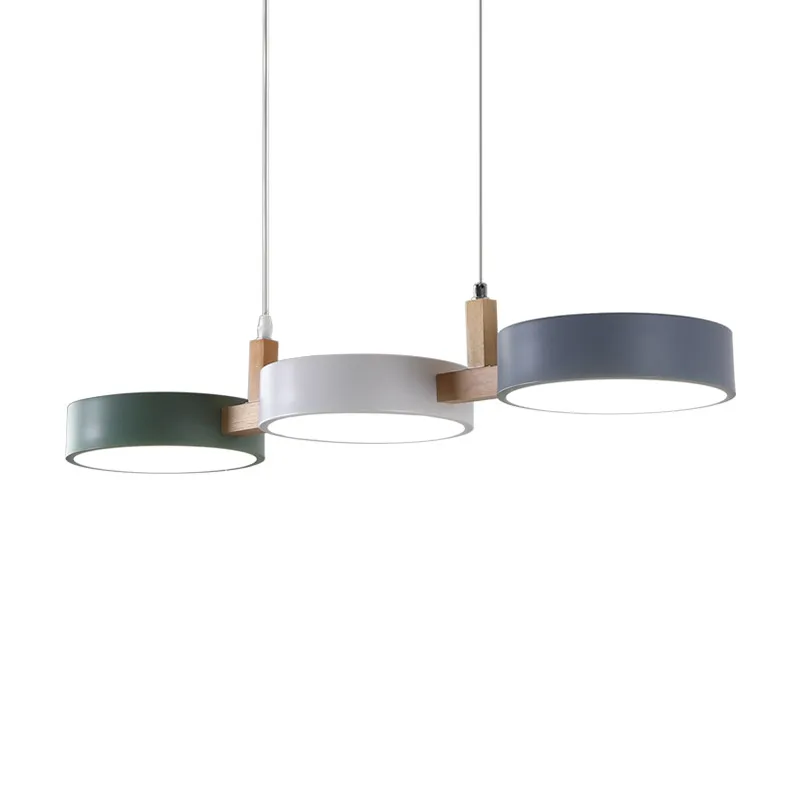 

Nordic restaurant LED chandelier modern minimalist corridor ceiling lamp bedroom coffee shop chandelier bar lighting fixtures
