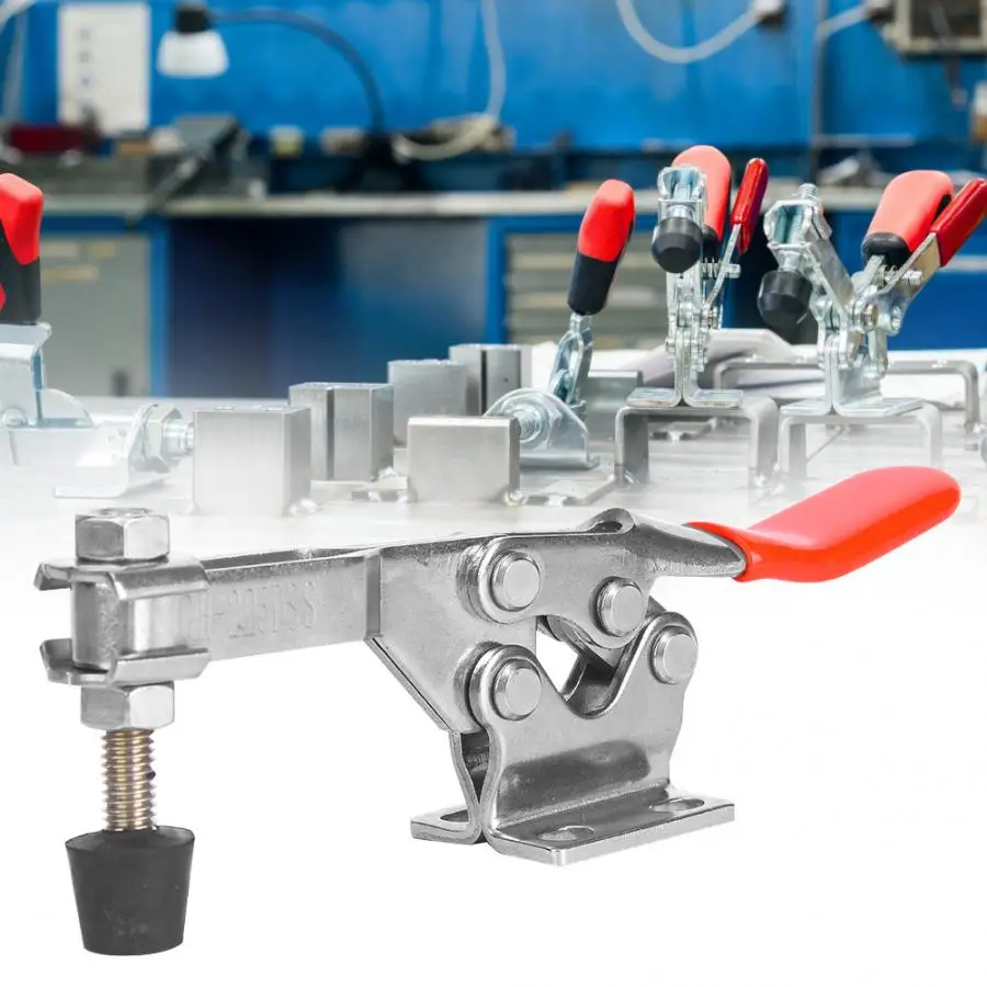 Быстросъемный горизонтальный тумблер SUS304 сварочный зажим удерживающая