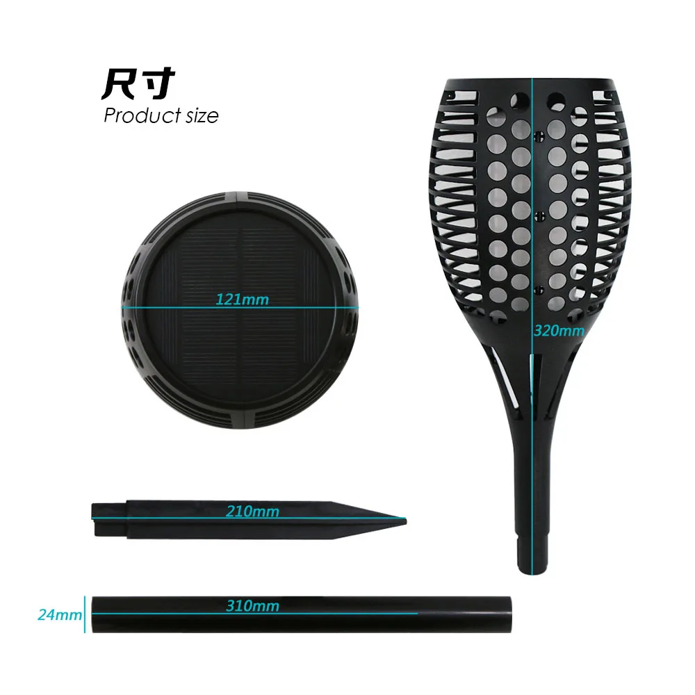 Водонепроницаемые светодиодные лампы на солнечной батарее 96 светодиодов для