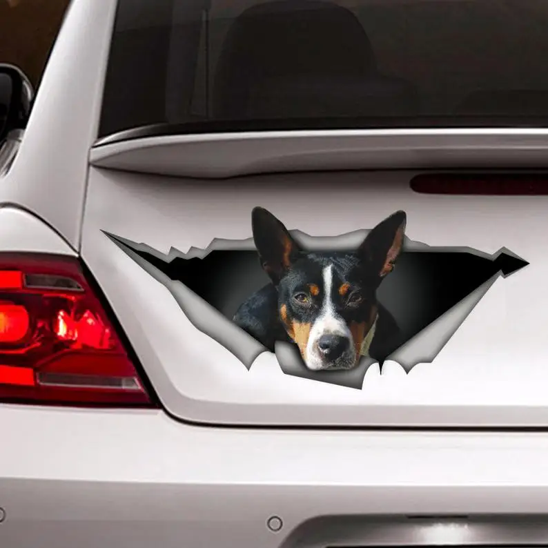 

Rat terrier car sticker, rat terrier Decal, dog sticker , Car Decal, funny decal, Laptop Decal, 3D sticker