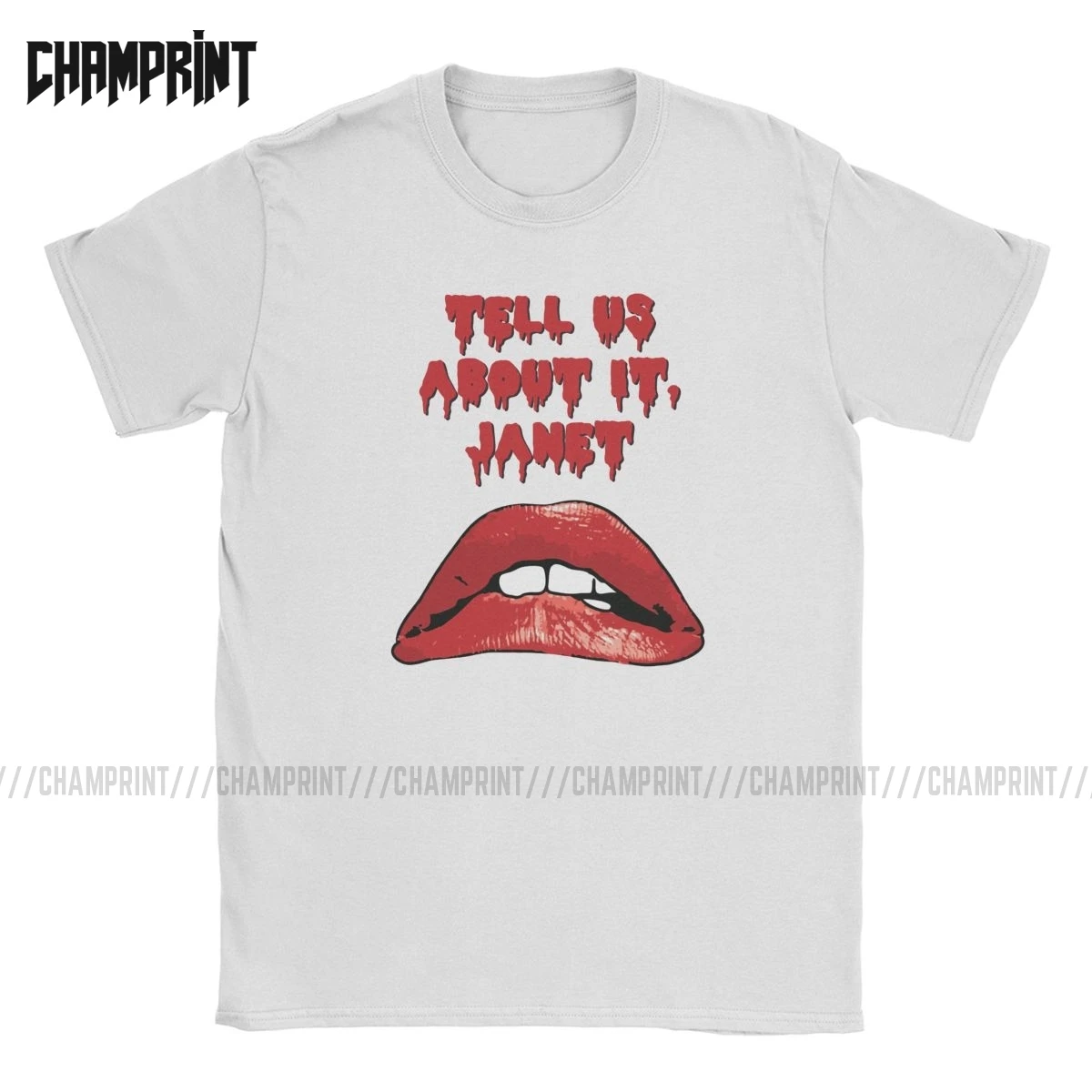 Мужская футболка сообщите нам об этом Джанет Шоу Ужасов Рокки для мальчиков
